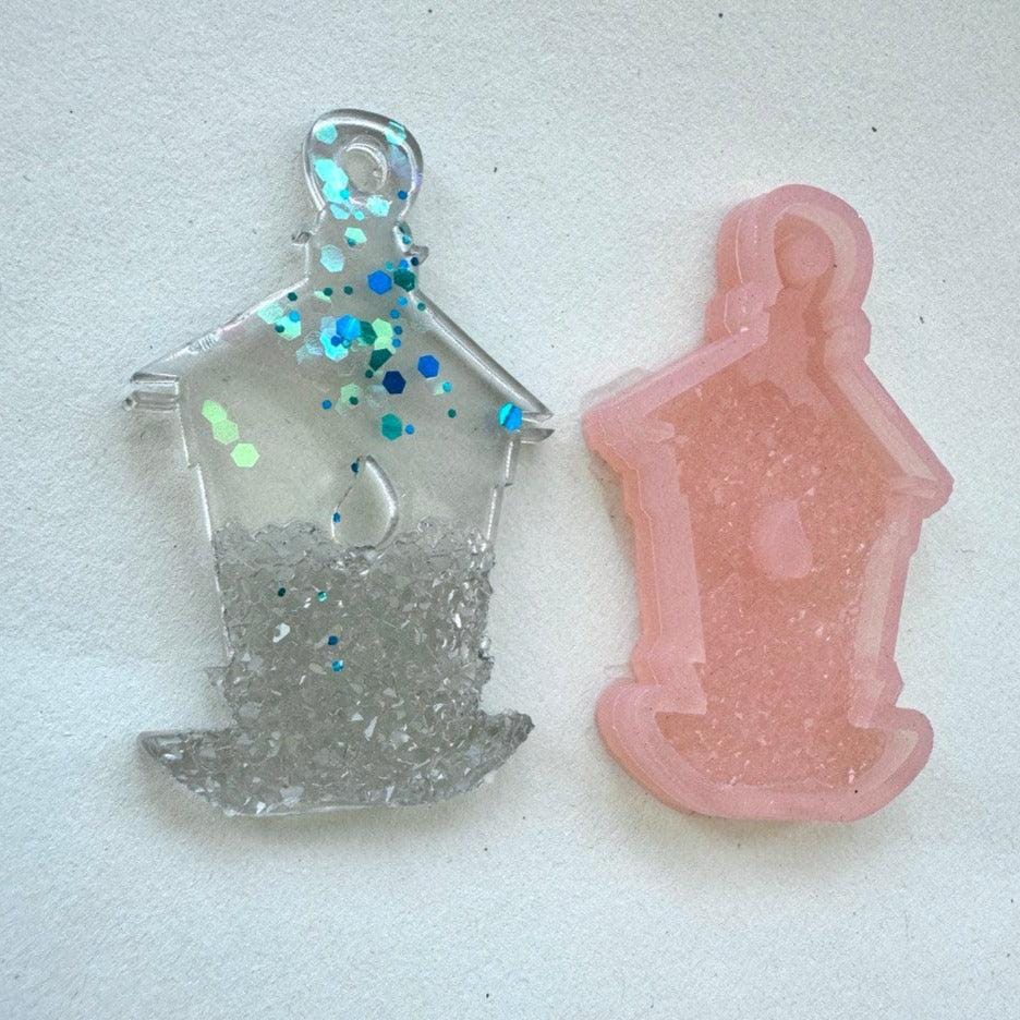 Silicone Mould - Charming Candle Christmas Druzy Ornaments - Ideas Decor Shop