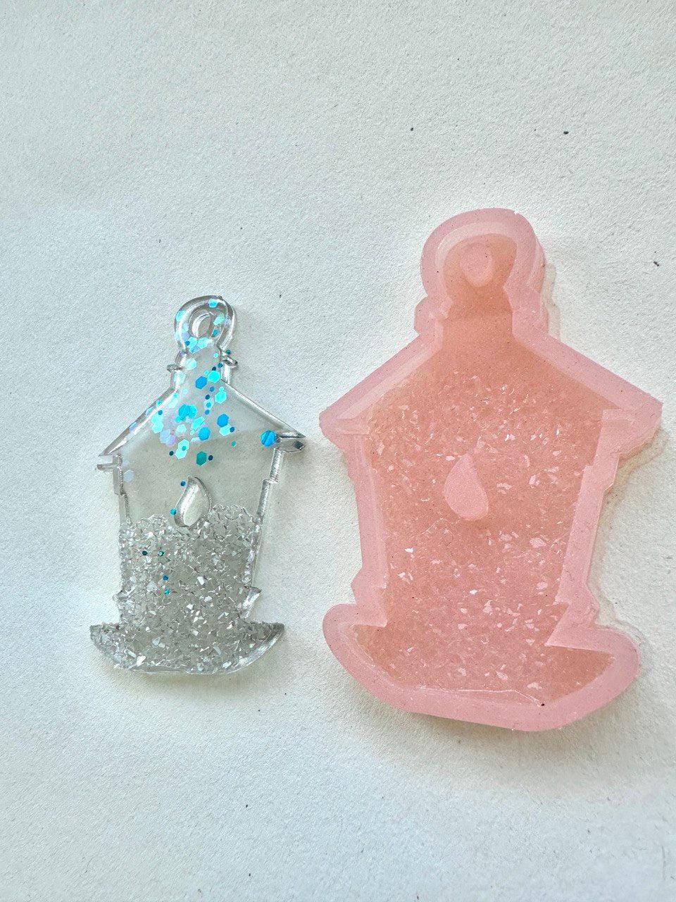 Silicone Mould - Charming Candle Christmas Druzy Ornaments - Ideas Decor Shop