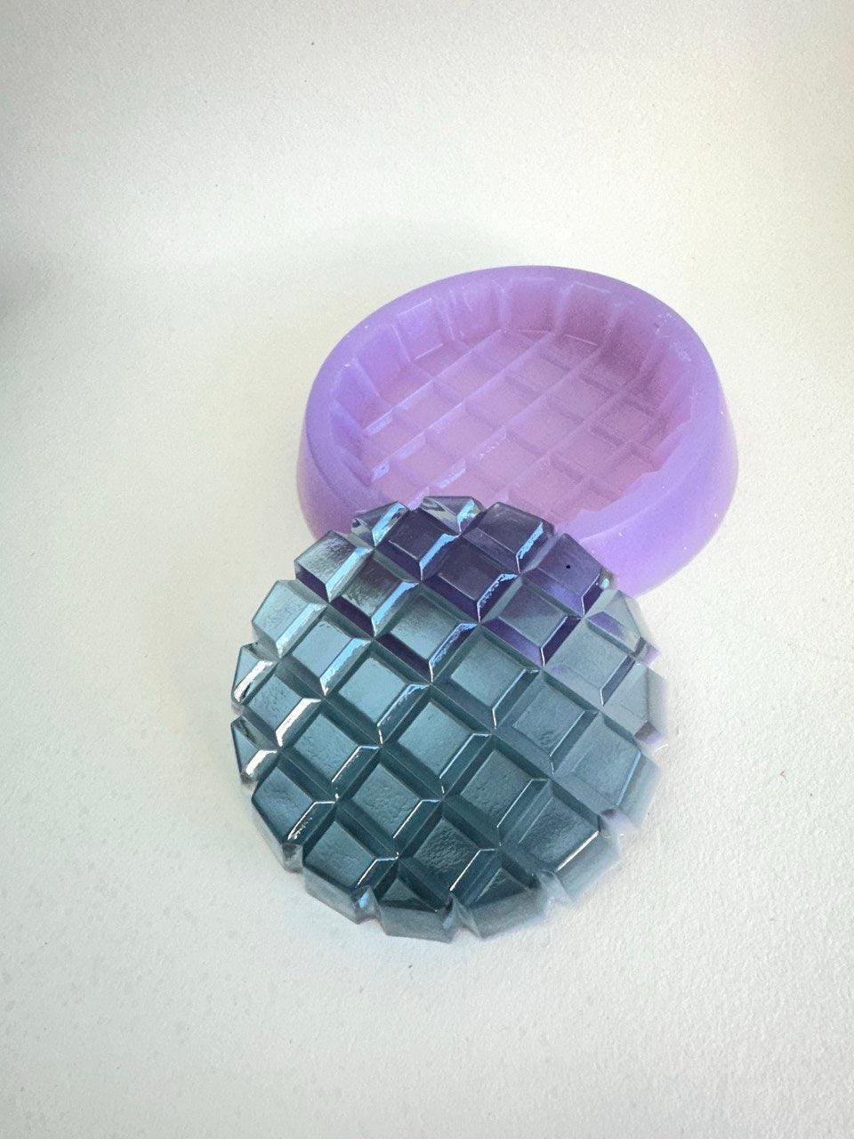 Silicone Mold for Stand Cup Holder - Squares Design - Ideas Decor Shop