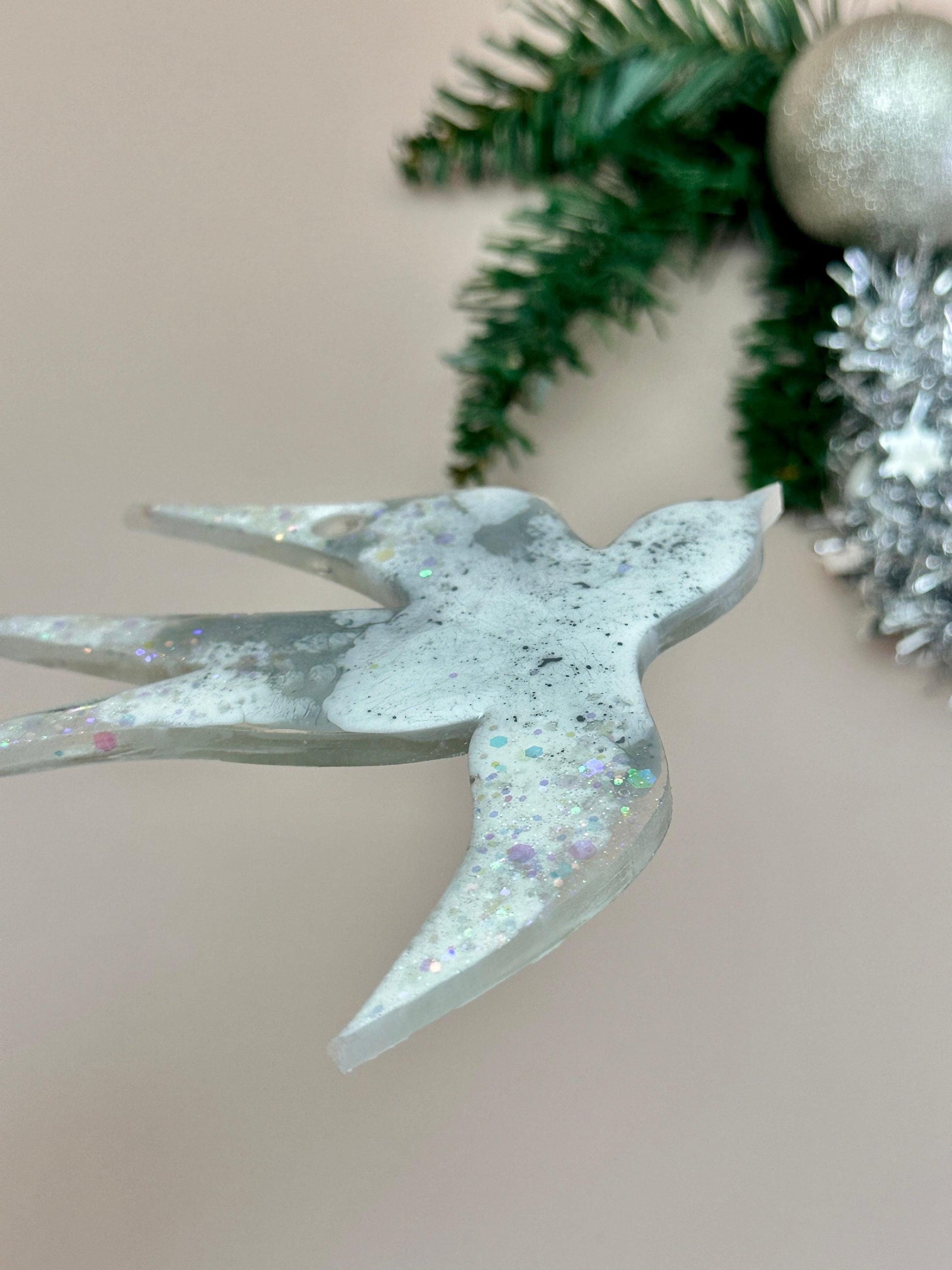 Swallow-Shaped Christmas Tree Ornament: Enhance Your Resin Art with a Silicone Mold - Ideas Decor Shop