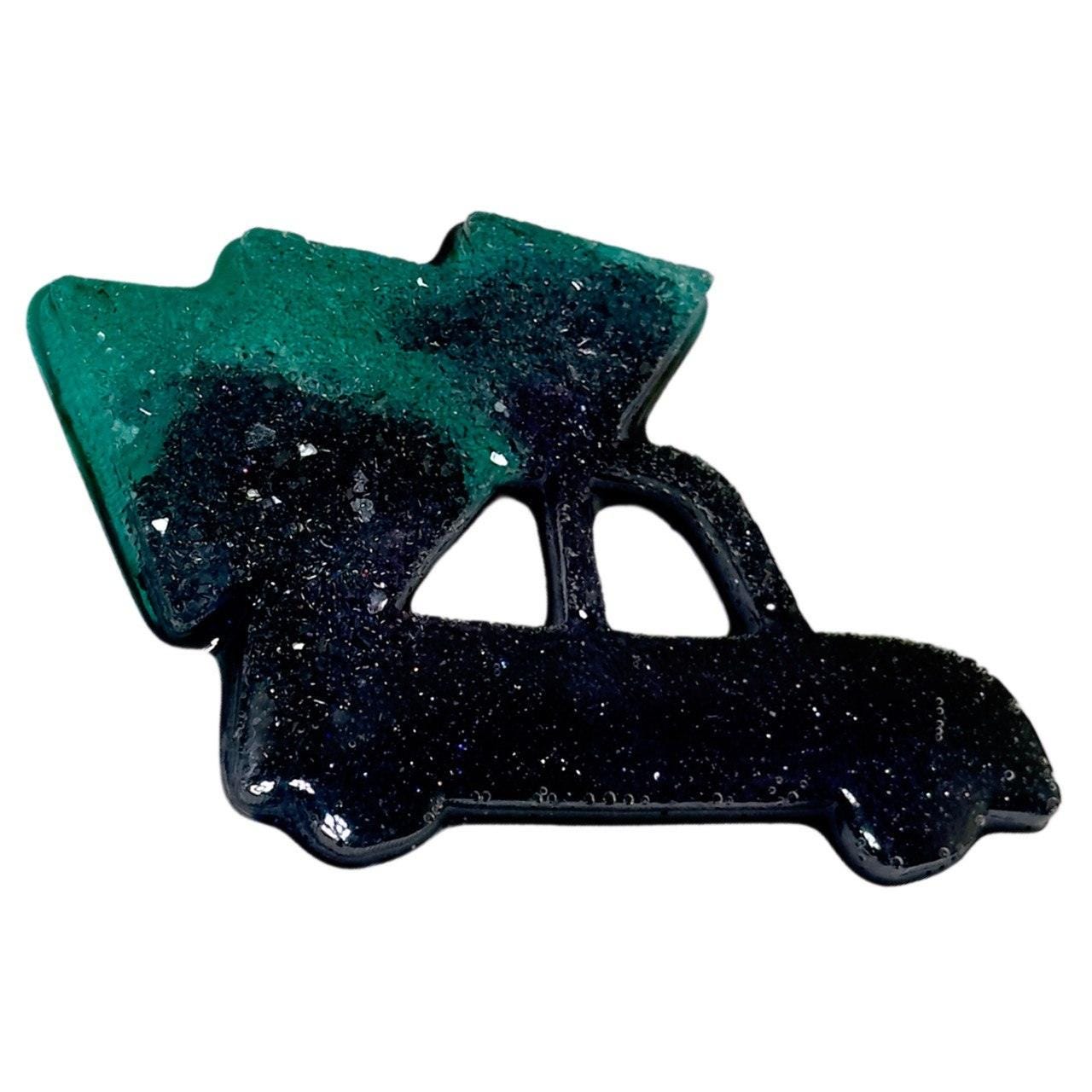 Crystal Car with Christmas Tree Silicone Mold - Ideas Decor Shop