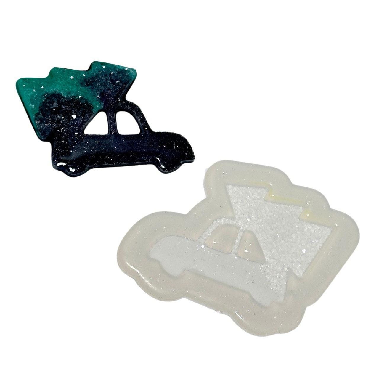 Crystal Car with Christmas Tree Silicone Mold - Ideas Decor Shop