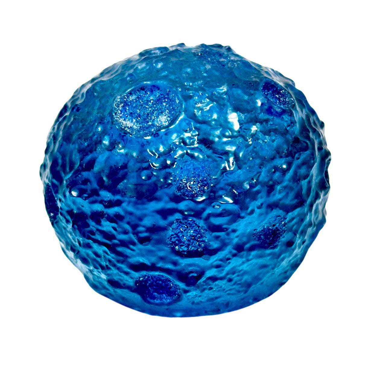 3D Small Crystal Infused Full Moon Sphere Silicone Mold