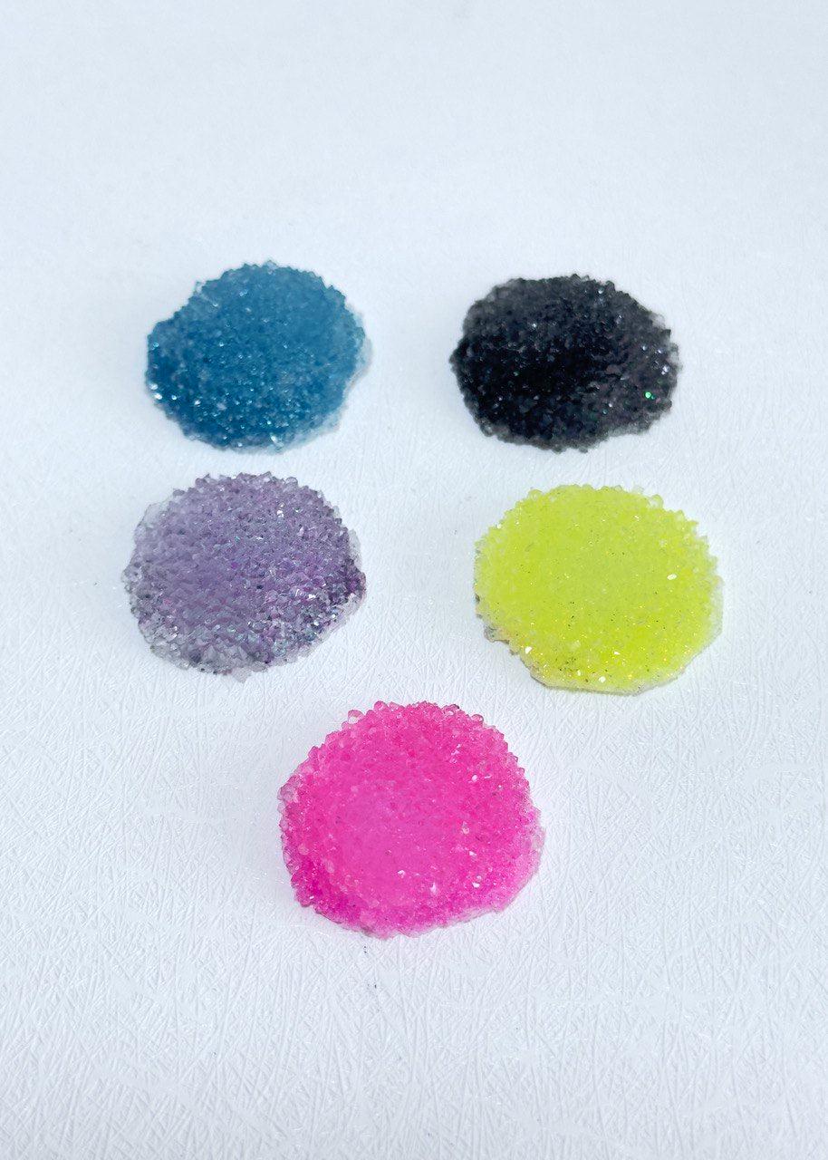 Stunning 5pcs Resin Crystal Cluster Jewelry Silicone Mold Set