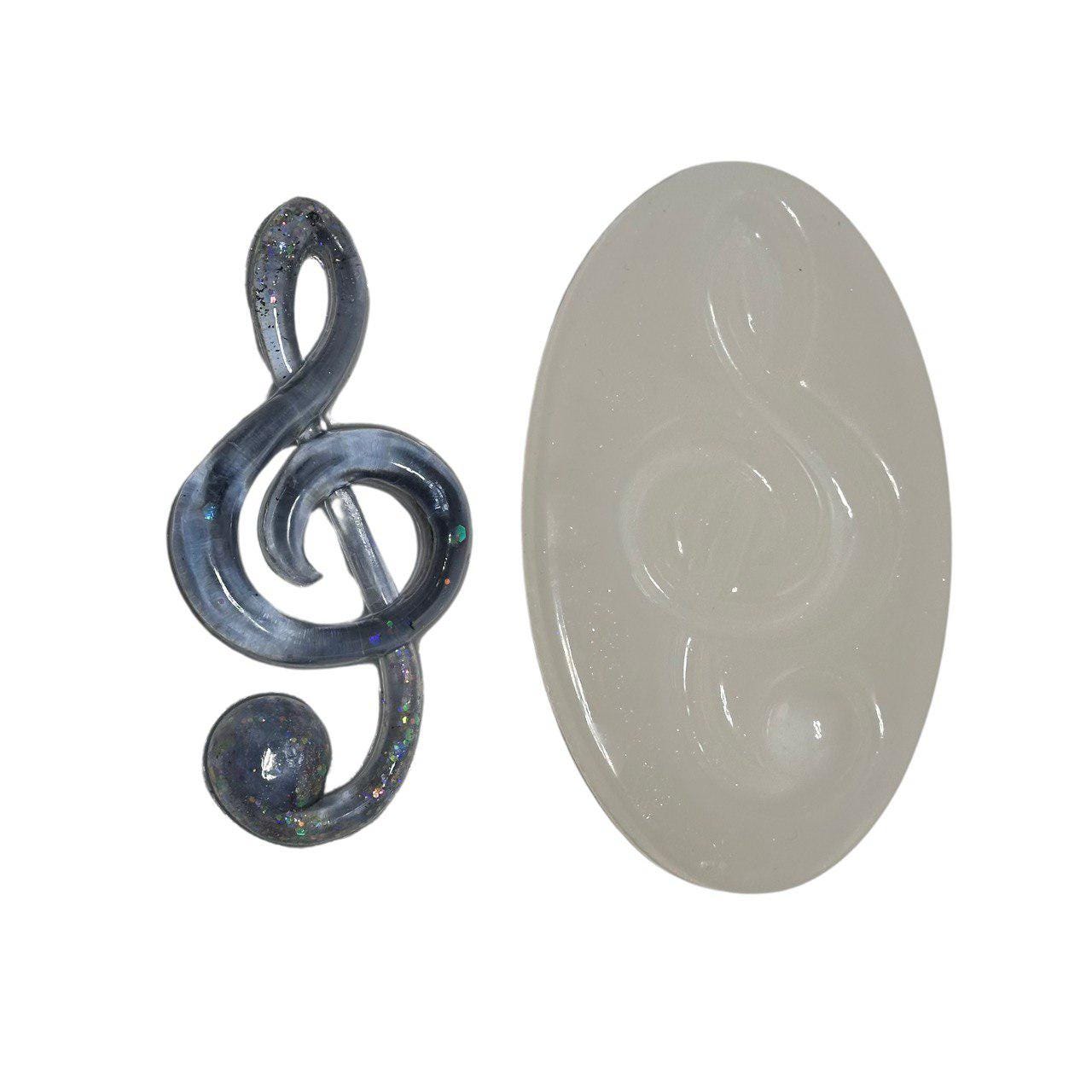 Decorative Musical Note Resin Mold – DIY Ornaments, Holiday Crafts