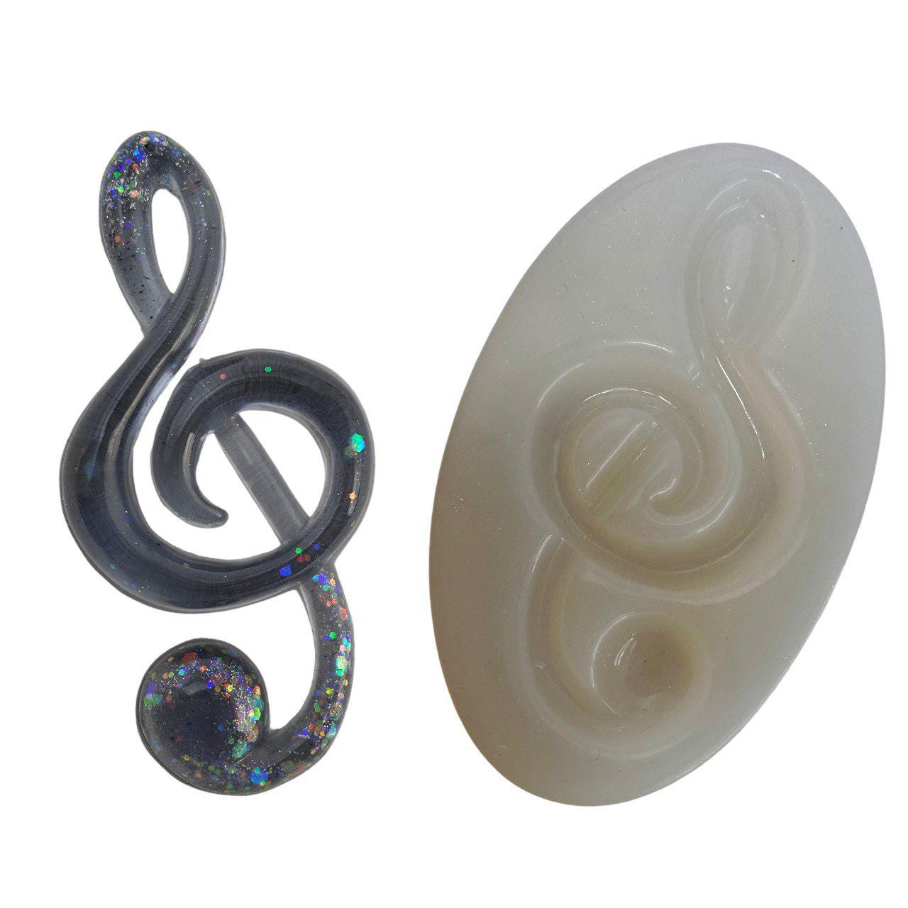 Decorative Musical Note Resin Mold – DIY Ornaments, Holiday Crafts