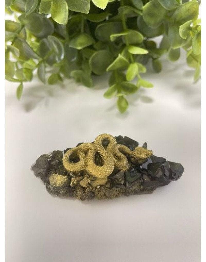 Crystal Snake Druzy Silicone Mould: Enhance Your Resin Art with Exquisite Detailing - Ideas Decor Shop