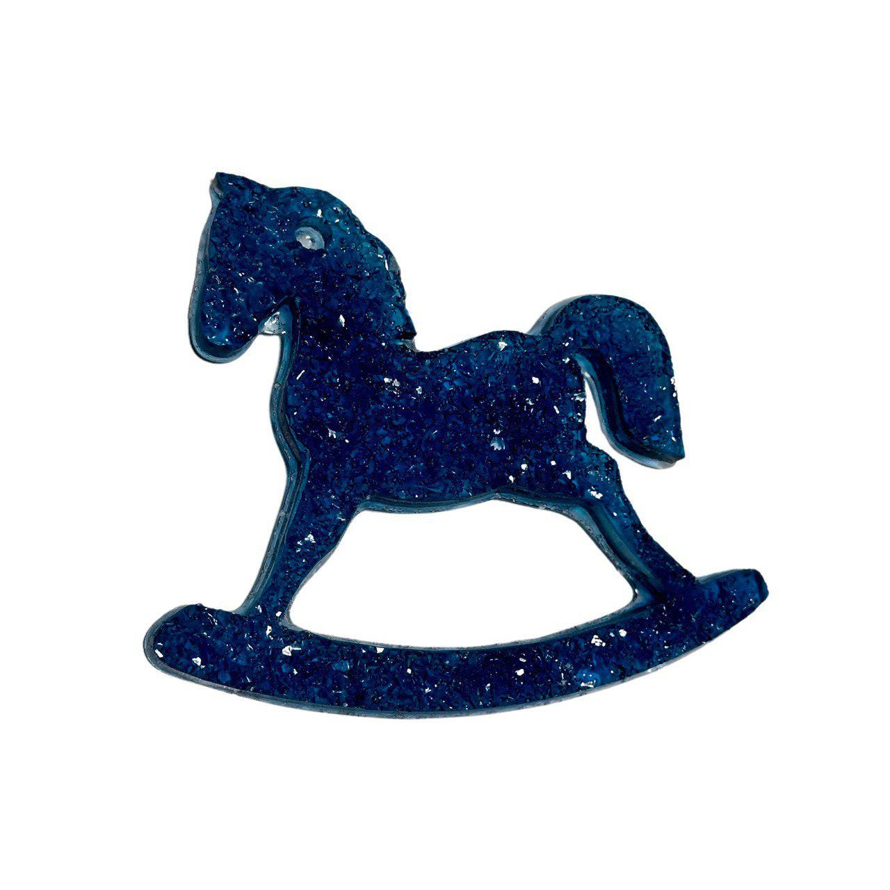 Horse Christmas Toy Mold - Sparkling Resin Art Silicone Mold for DIY