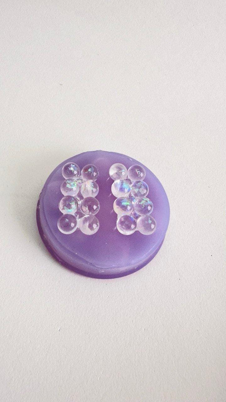 Bubble Jewelry Set Resin Mold - Rectangular Silicone Mould - Ideas Decor Shop