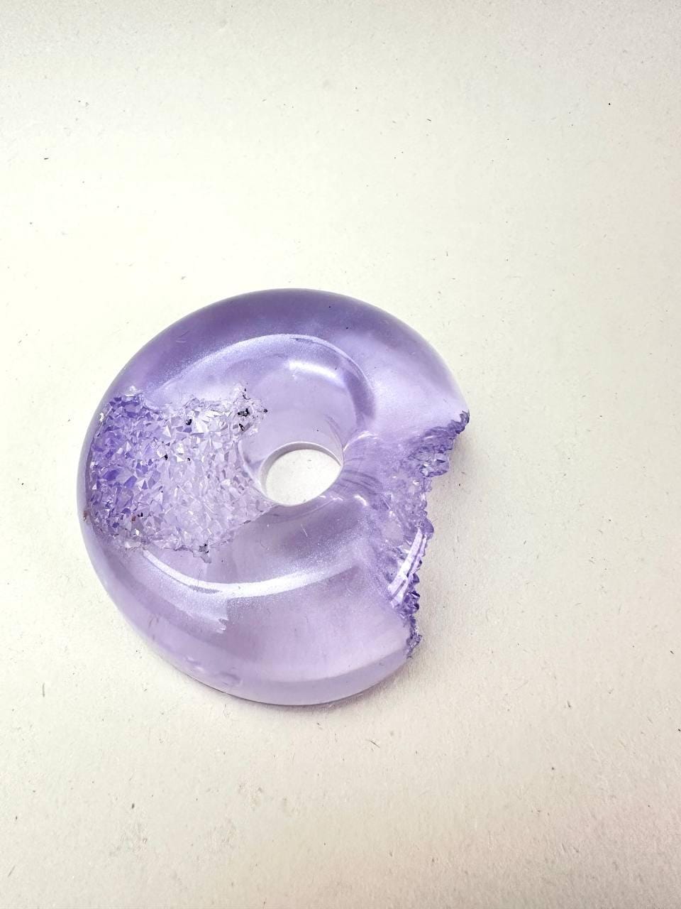 Dazzle with Detail: Crystal Donut Geode Silicone Resin Mold - Ideas Decor Shop