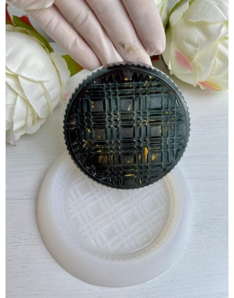 Resin Art Coaster Mold: Quadrate Tray for Epoxy Candle and Jewelry Stand - Ideas Decor Shop