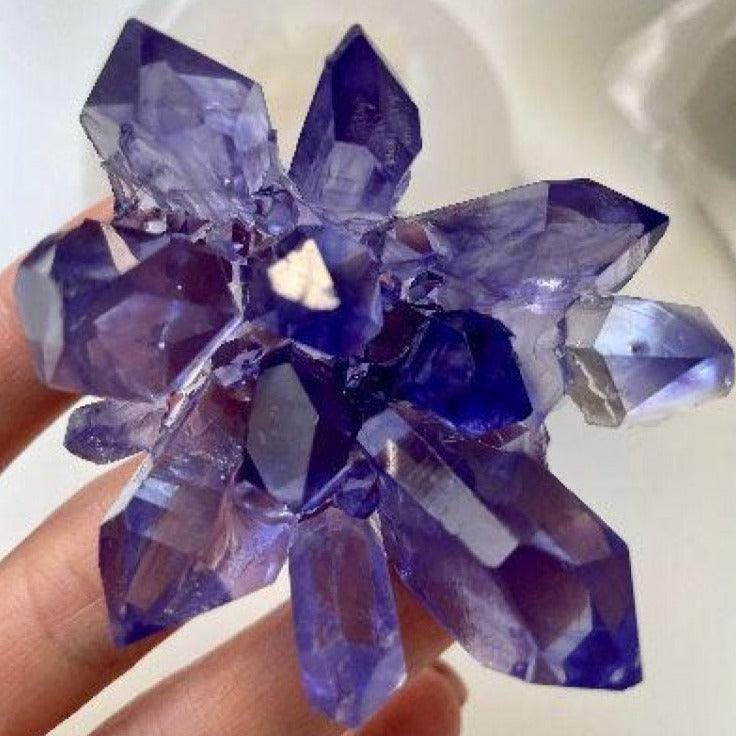 Create Stunning Crystal Clusters with Our Amethyst Silicone Mold for Resin and Painting - Ideas Decor Shop