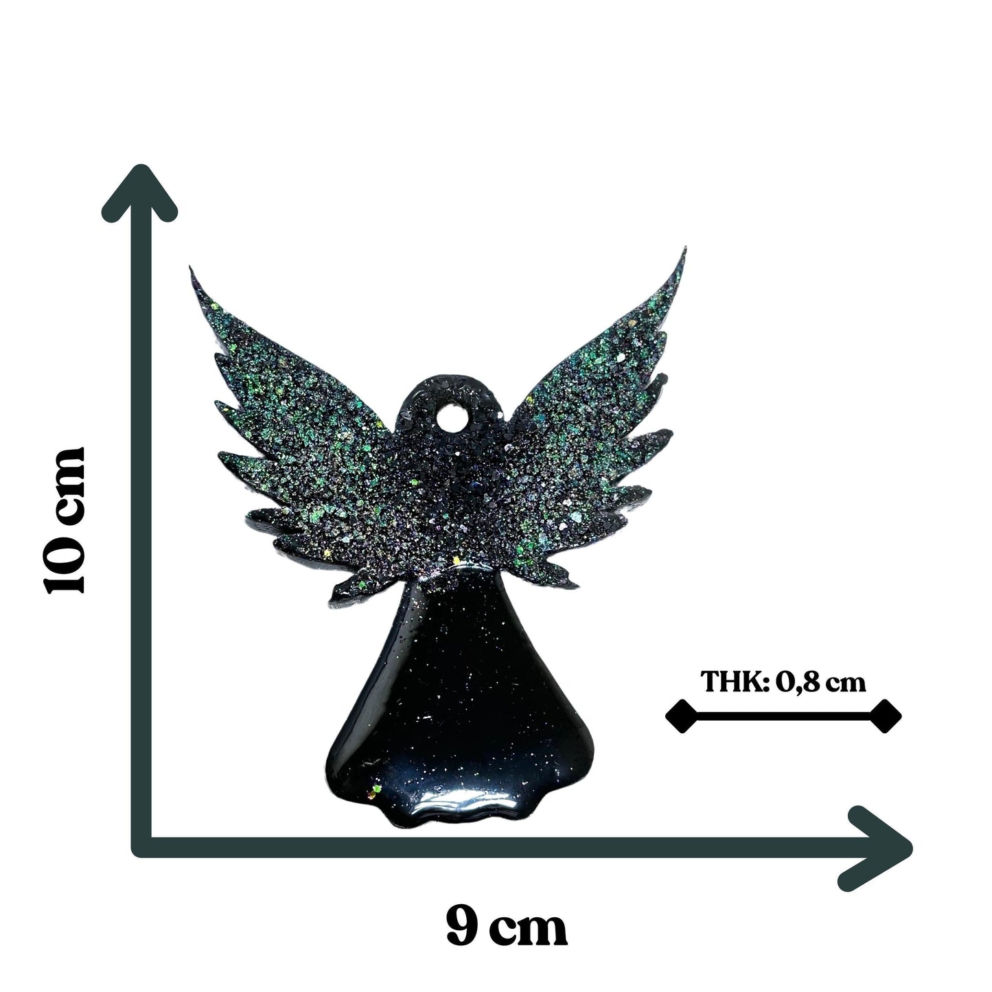 Beautiful Angel Crystal Wing Mold for Christmas Jewelry and DIY Projects