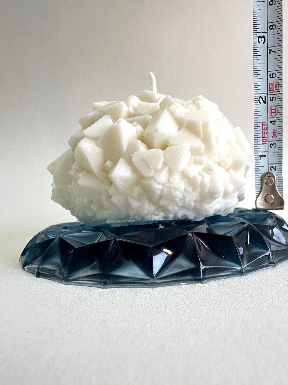 Crystal Cluster Candle Mold | Silicone Mold for Resin and Wax Art