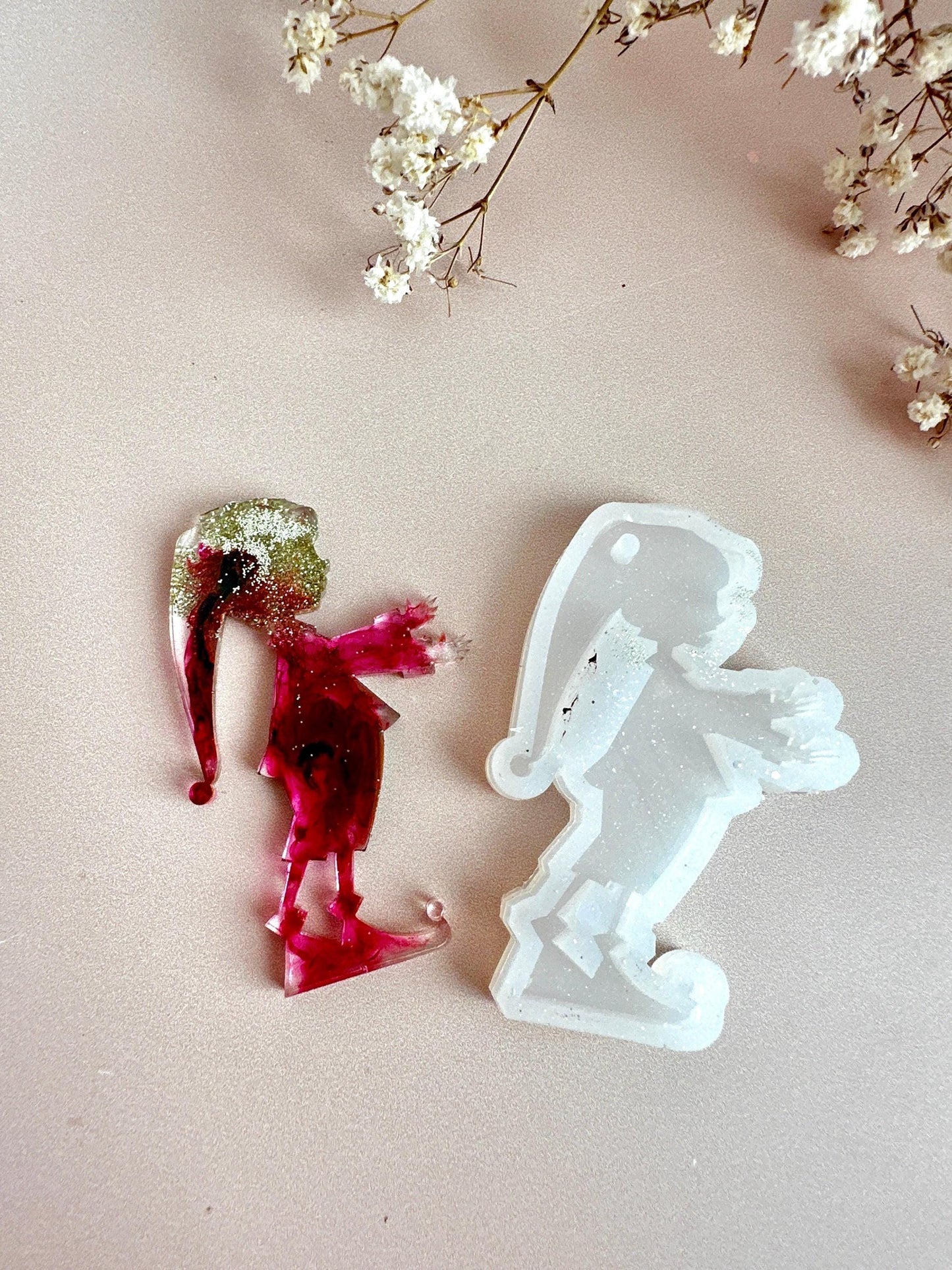 Pinocchio Christmas Tree Silicone Mold for Resin Art and Crafting