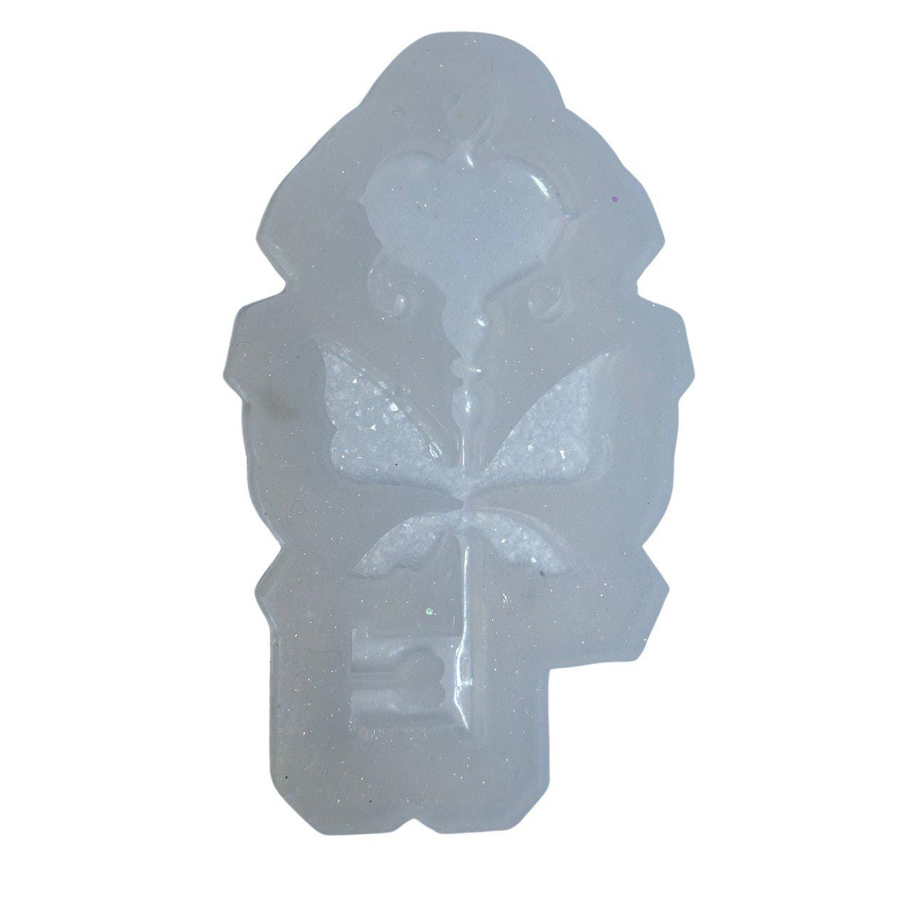 Magic Key Resin Mold with Crystal Wings – Christmas Ornament Craft