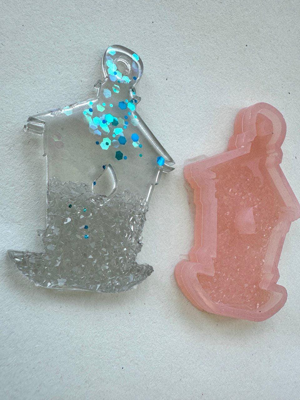 Silicone Mould - Charming Candle Christmas Druzy Ornaments - Ideas Decor Shop