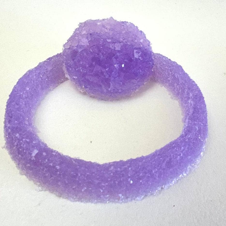 Set of 2 Round Amethyst Crystal Insert Druzy Silicone Molds - Ideal for Resin, Jesmonite, Clay Projects - Ideas Decor Shop