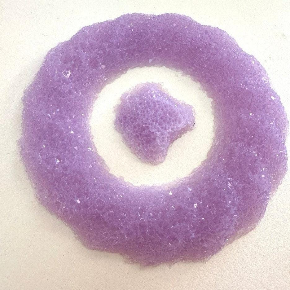 Round Amethyst Druzy Silicone Mold with Bonus Little Druzy Gift - Crafting Excellence with Mould Inserts - Ideas Decor Shop