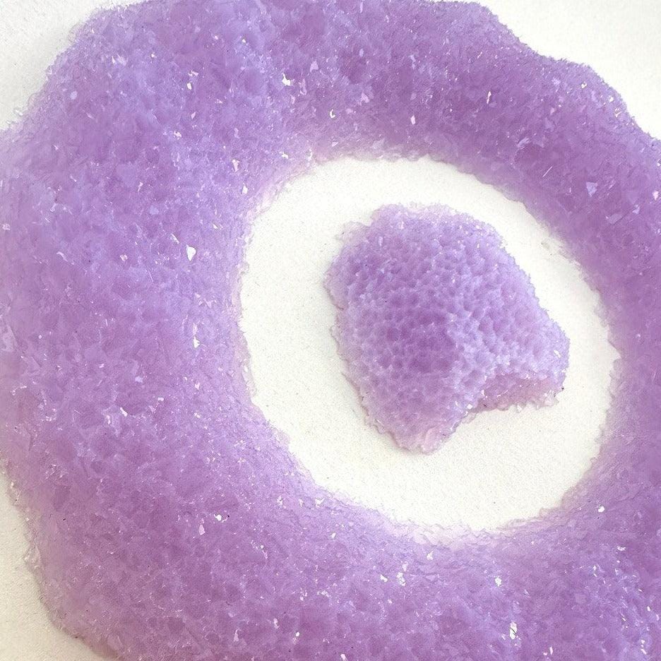 Round Amethyst Druzy Silicone Mold with Bonus Little Druzy Gift - Crafting Excellence with Mould Inserts - Ideas Decor Shop