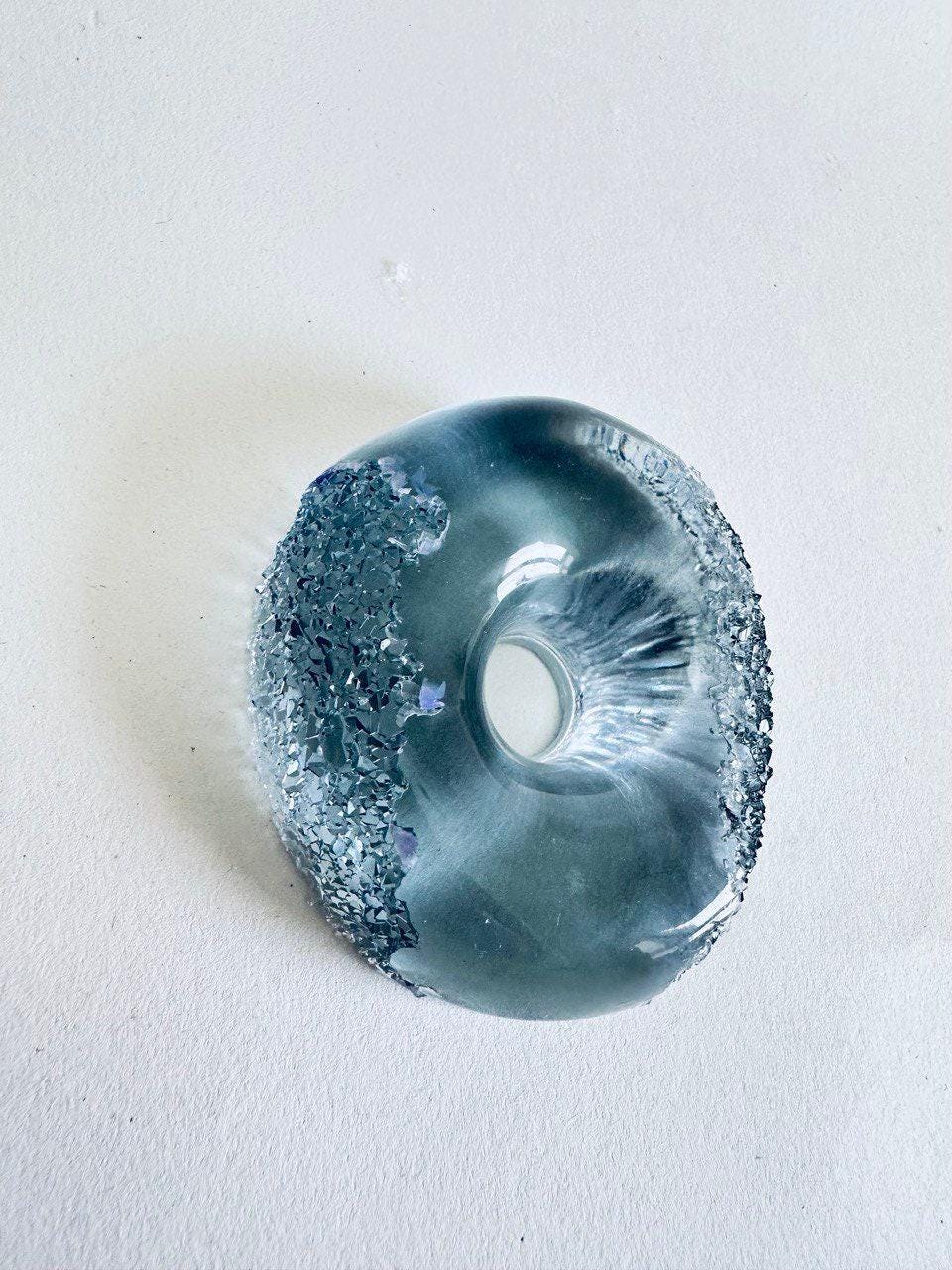 Unique Silicone Mold for Sparkling Crystal Donut Geode Resin Crafts