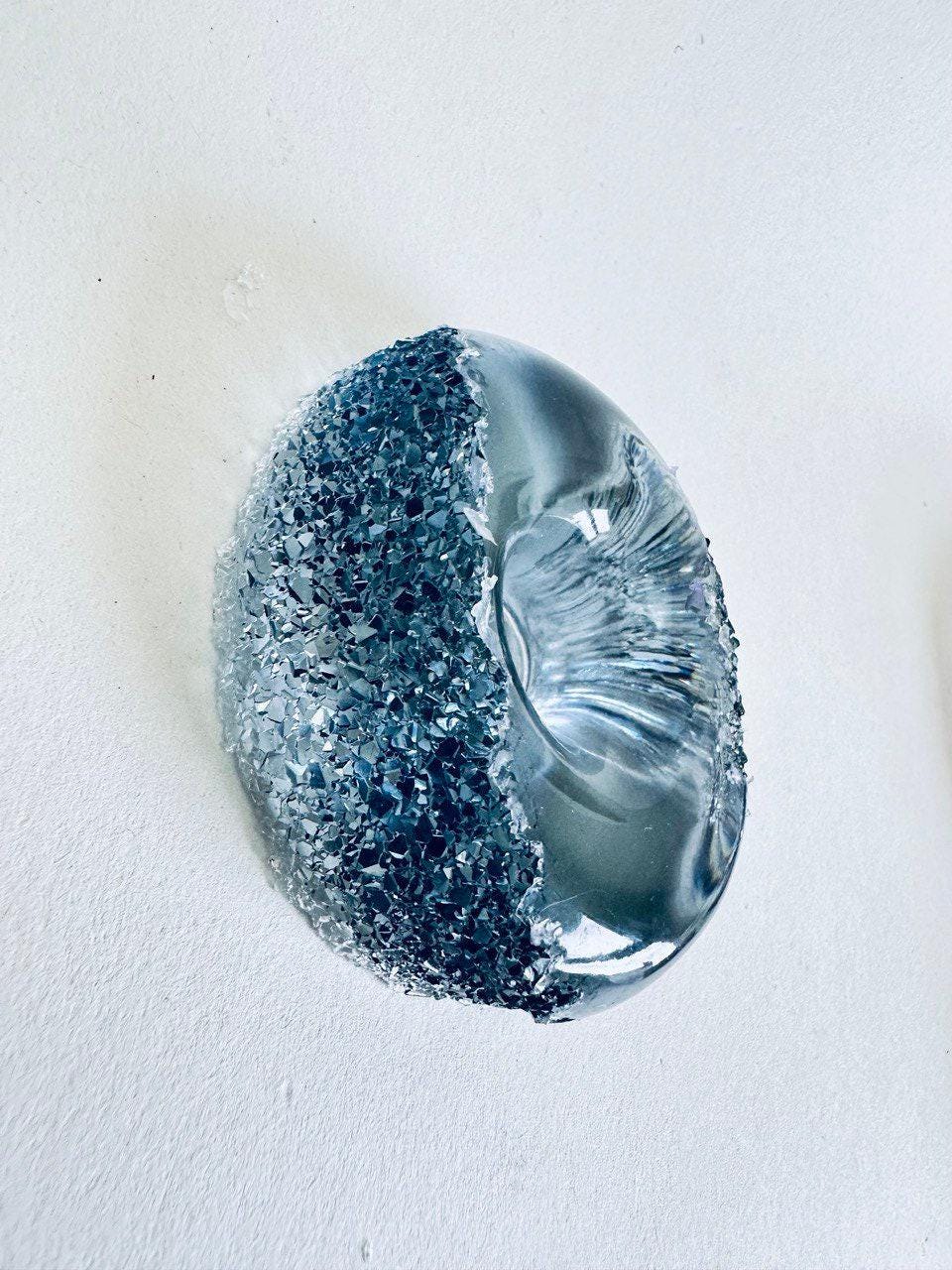 Unique Silicone Mold for Sparkling Crystal Donut Geode Resin Crafts