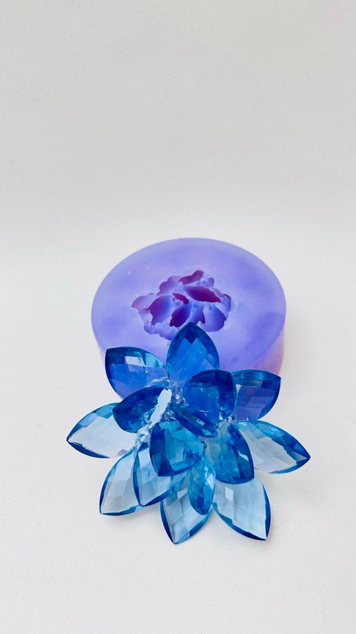 Large Crystal Flower Mold for Epoxy Resin and DIY Craft Projects