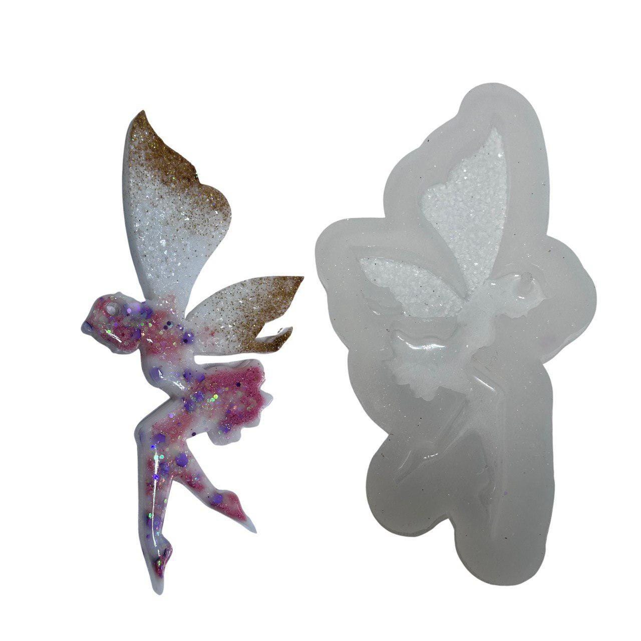 Fairy Wings Resin Mold | Crystal Druzy Silicone Mold for DIY Crafts