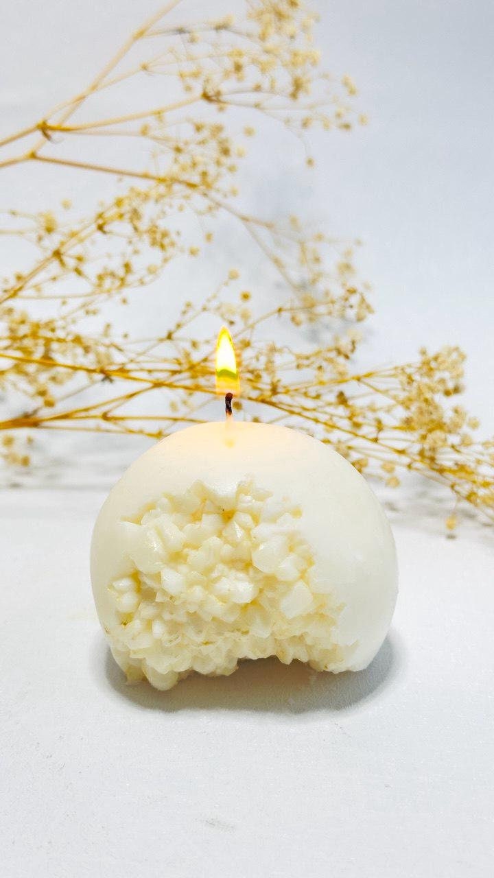 Crystal Candle Sphere DIY Mold for Resin Art and Geode Silicone Mold