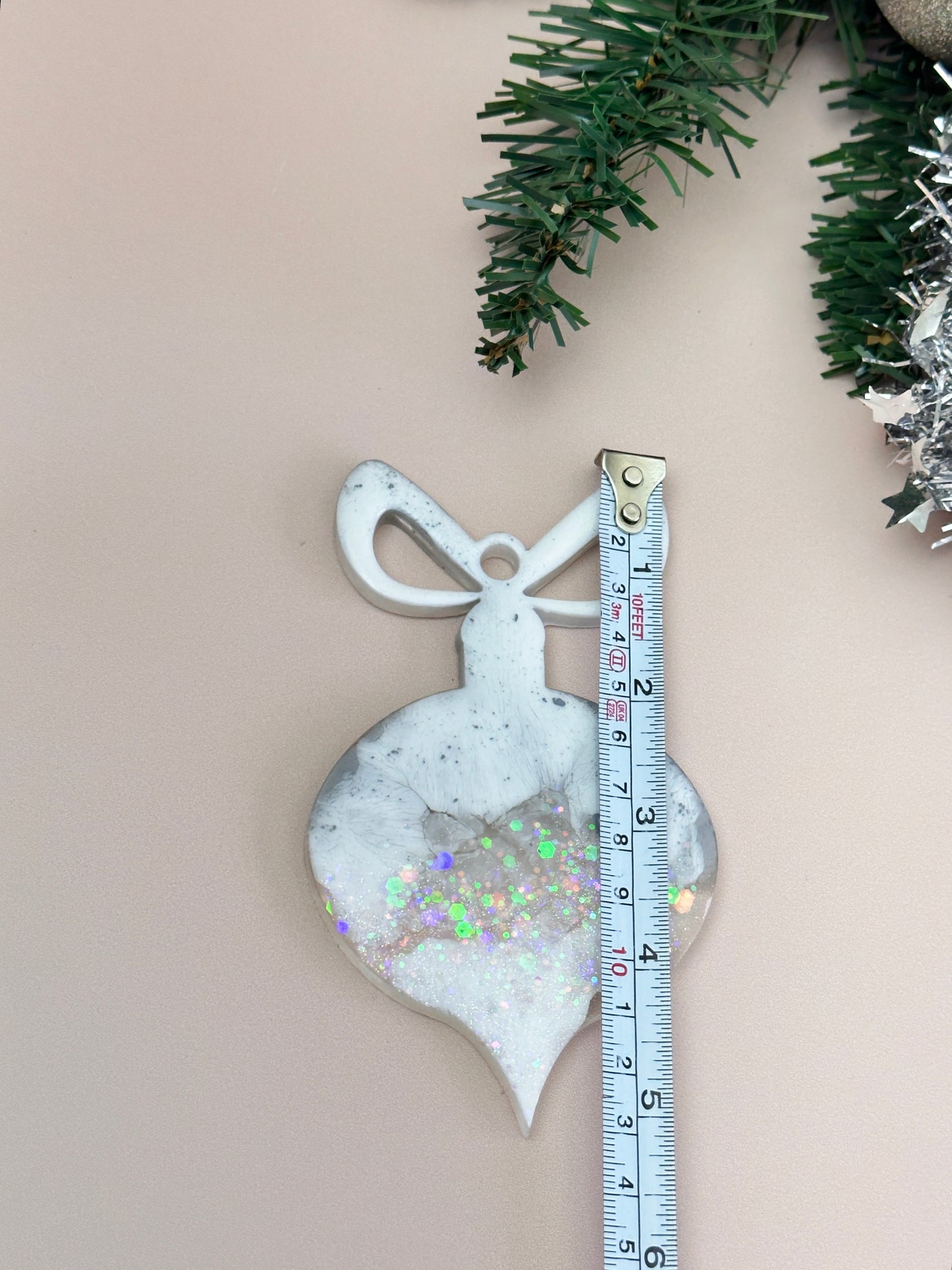Silikonform für Weihnachtsbaumspielzeug: Kreieren Sie mit dieser großen Harzform festliche DIY-Kunsthandwerke und weihnachtliche Heimdekorationen