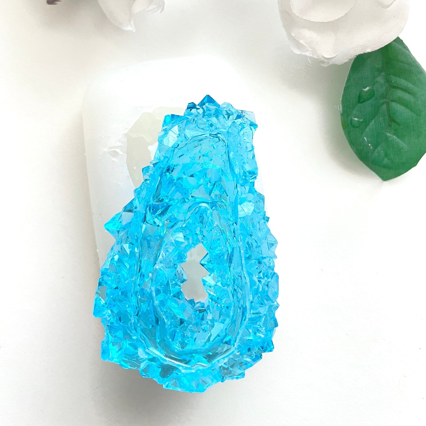 Wunderschöne Geoden: Kristall-Silikonform