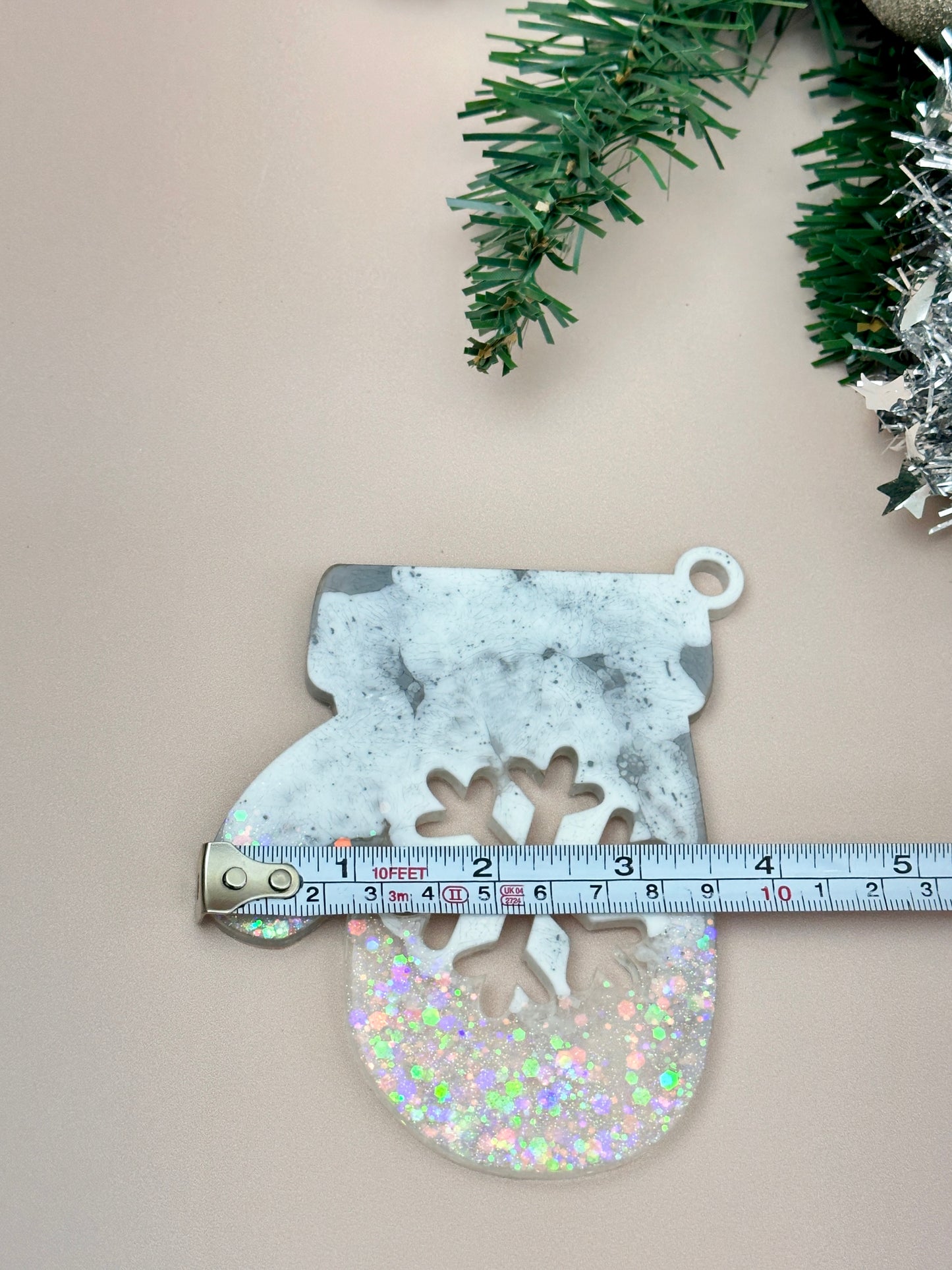 Рождественские перчатки-снежинки: большая силиконовая форма для поделок из смолы, декора своими руками и подарков