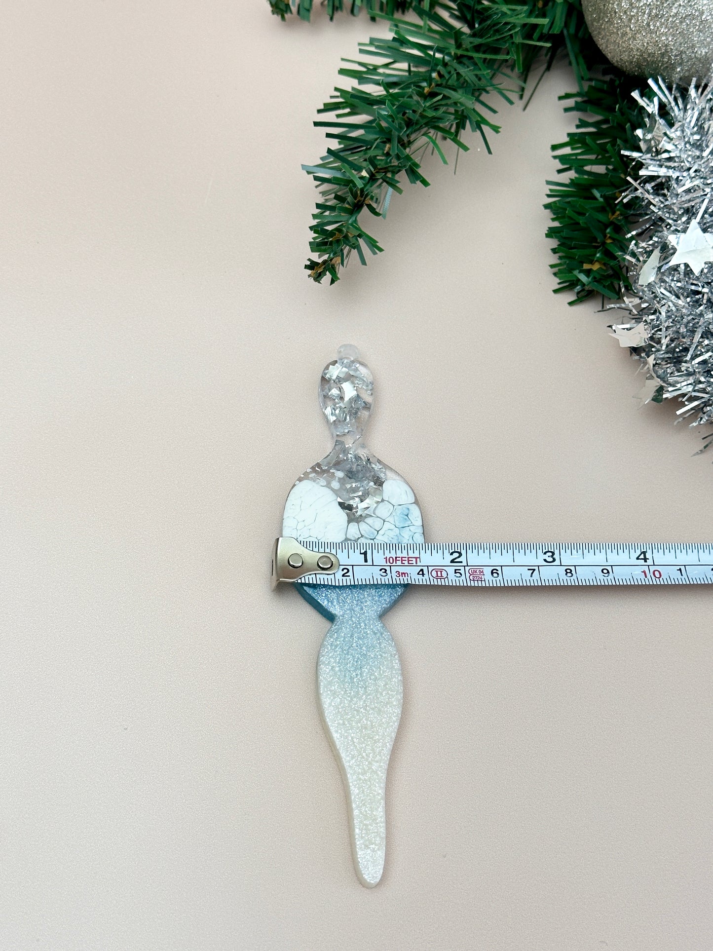 Weihnachtskerzen-Schneeflockenspielzeug: Große Silikonform für Kunstharzhandwerk, DIY-Dekoration und Geschenke