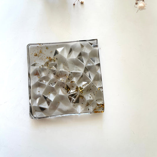 Универсальная силиконовая форма-подстаканник с кристаллами для творчества.