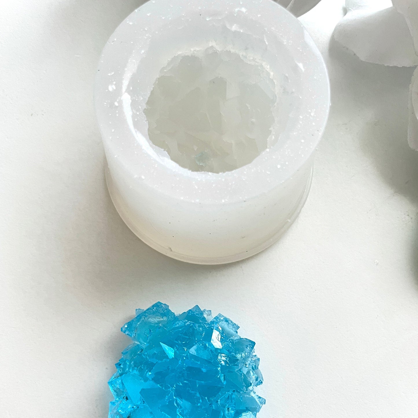 Kleine Schätze: Kleine Kristallcluster-Silikonform