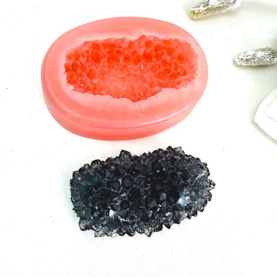 Incredible Amethyst Crystal Cluster Silicone Mold for Resin Projects - Ideas Decor Shop