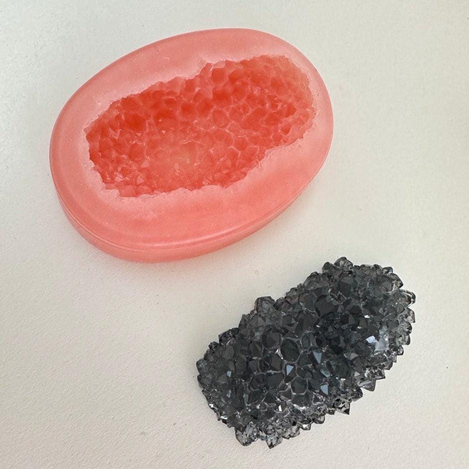 Incredible Amethyst Crystal Cluster Silicone Mold for Resin Projects - Ideas Decor Shop