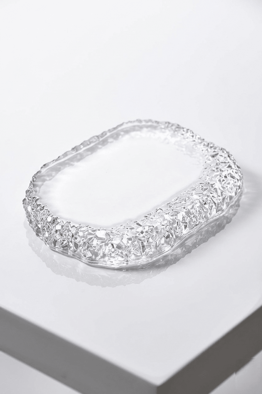 Irregular Geode Tray Mold with Crystal Edge - Ideas Decor Shop