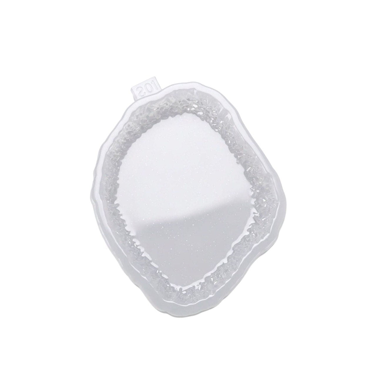 Irregular Geode Tray Mold with Crystal Edge - Ideas Decor Shop