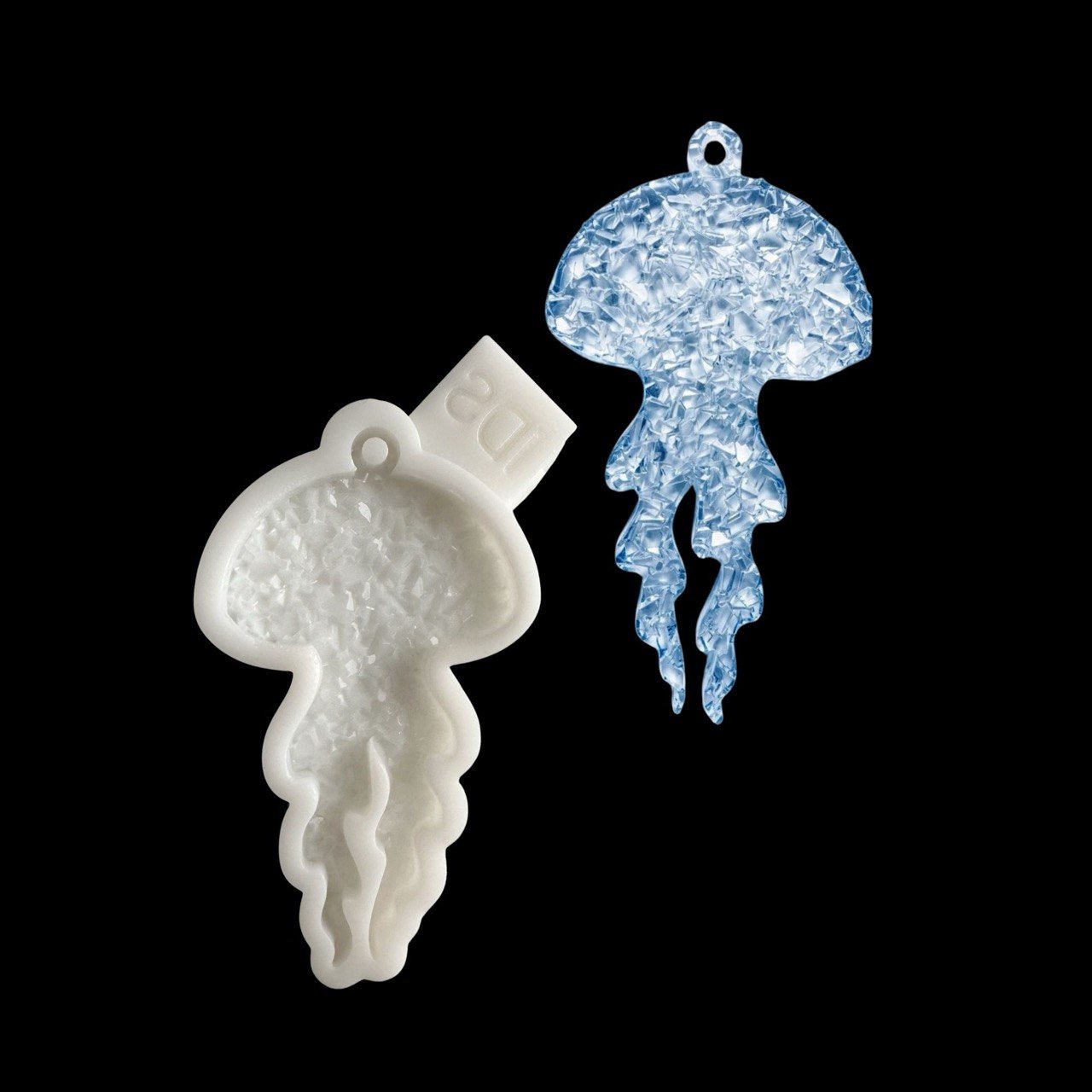 Jellyfish Silicone Mold – Druzy Crystalline Texture - Ideas Decor Shop