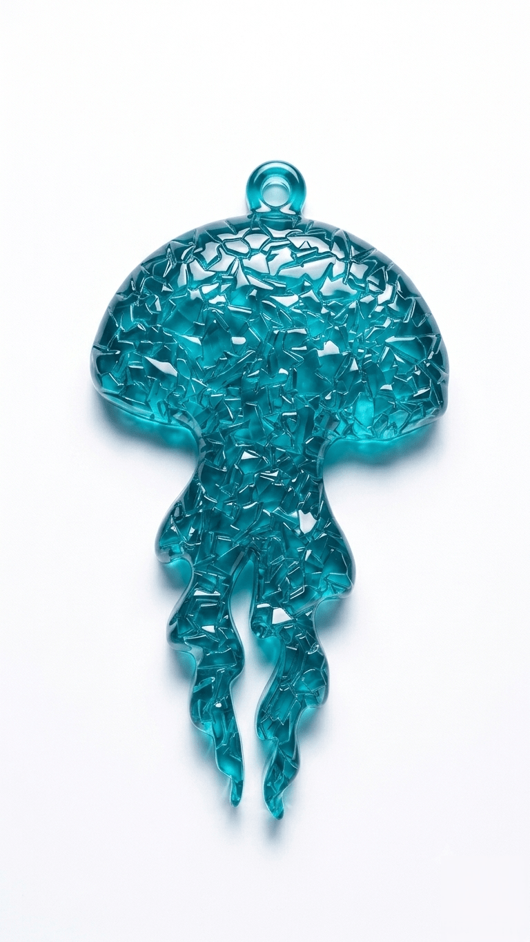Jellyfish Silicone Mold – Druzy Crystalline Texture - Ideas Decor Shop