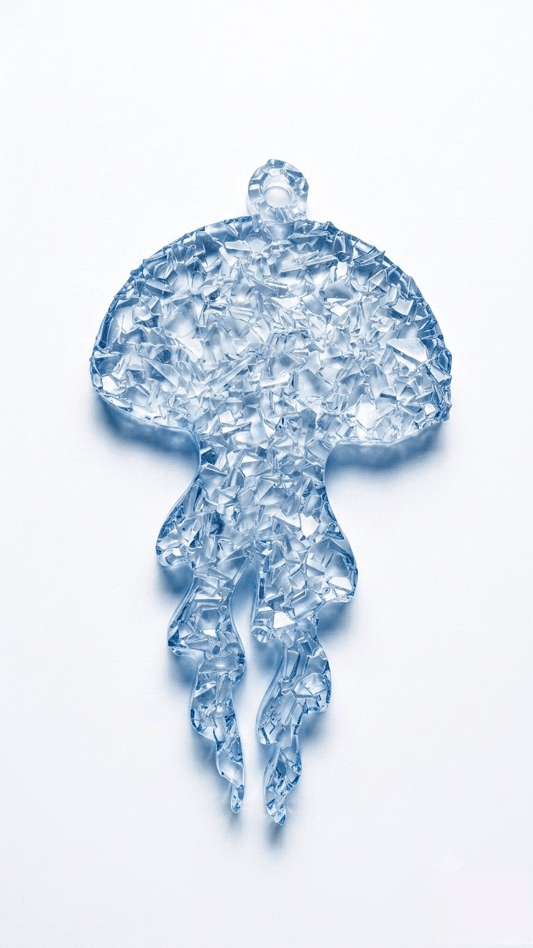 Jellyfish Silicone Mold – Druzy Crystalline Texture - Ideas Decor Shop