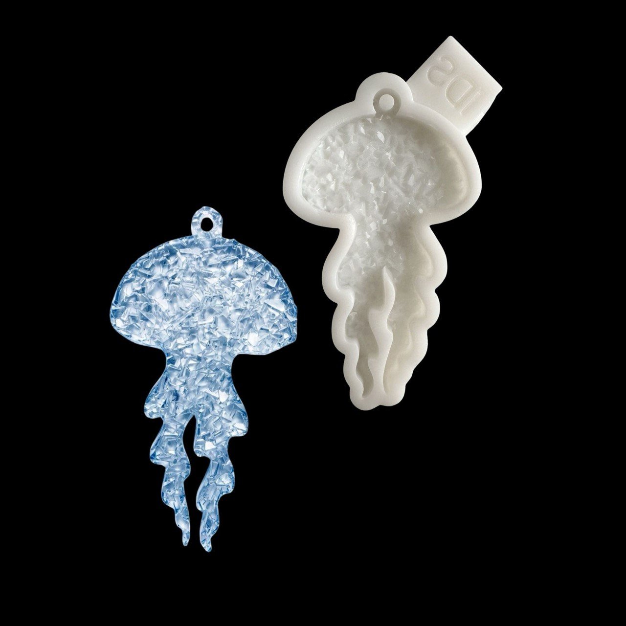 Jellyfish Silicone Mold – Druzy Crystalline Texture - Ideas Decor Shop