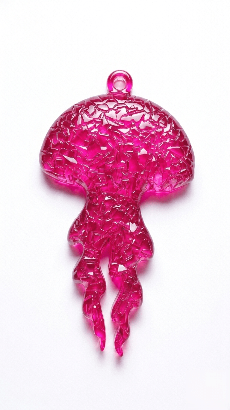 Jellyfish Silicone Mold – Druzy Crystalline Texture - Ideas Decor Shop