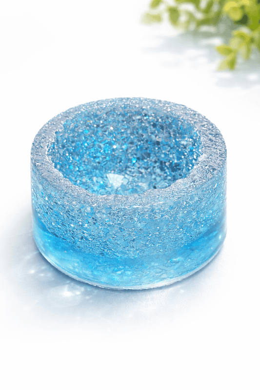 Jewelry or Tea Light Stand Resin Mold - DIY Crystal Silicone Mold - Ideas Decor Shop