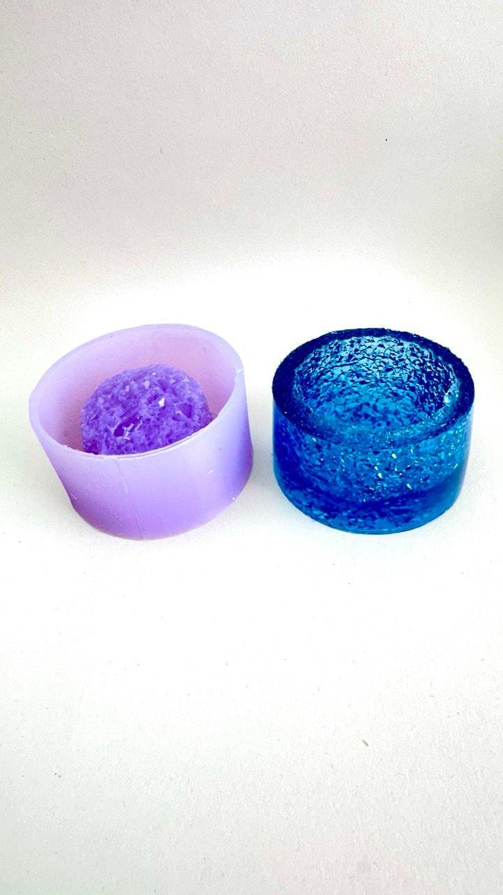 Jewelry or Tea Light Stand Resin Mold - DIY Crystal Silicone Mold - Ideas Decor Shop