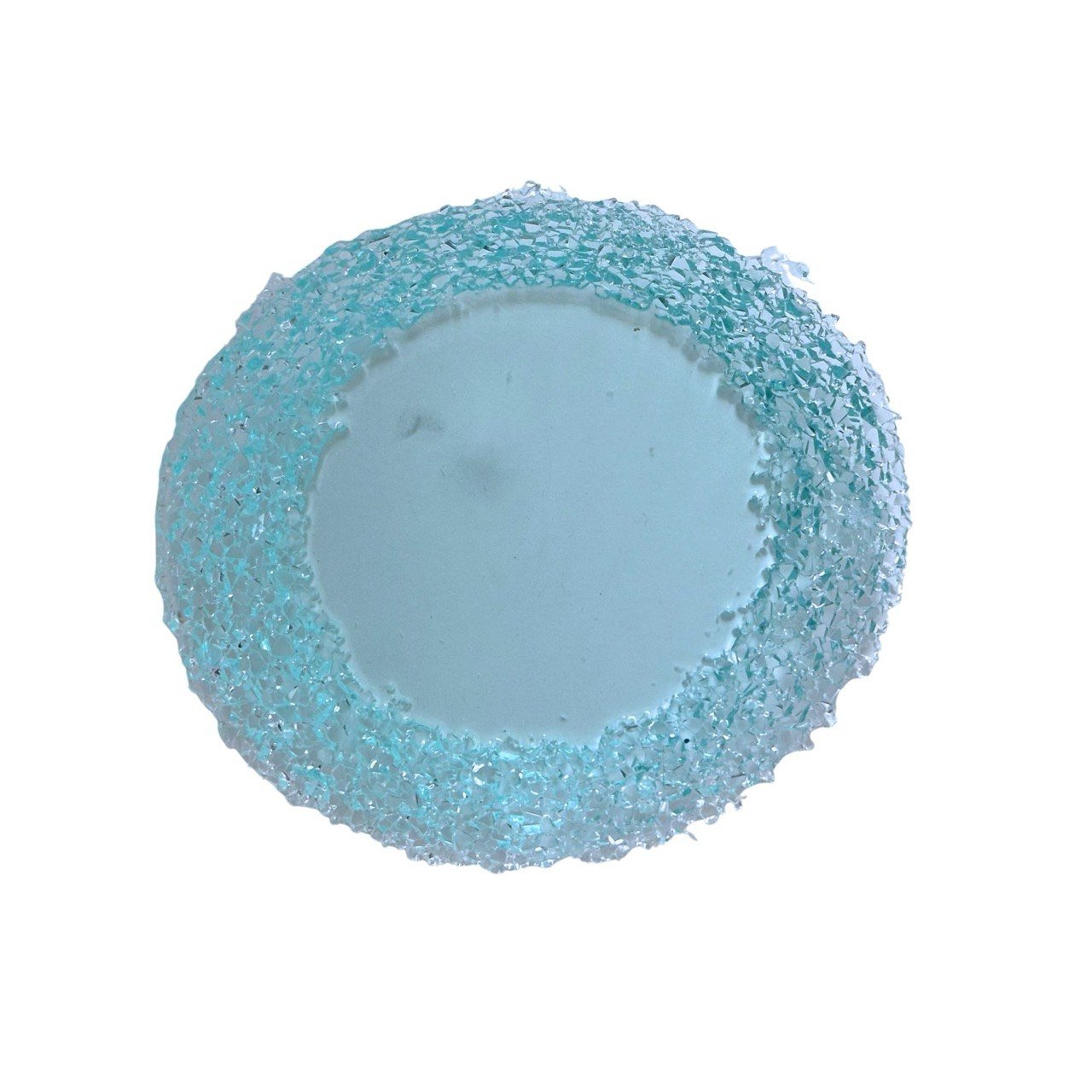 Large 14,5 cm Round Crystal Edge Mold for Coasters and Trays - Ideas Decor Shop