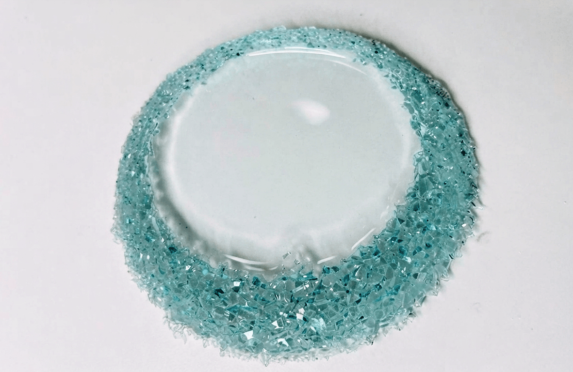 Large 14,5 cm Round Crystal Edge Mold for Coasters and Trays - Ideas Decor Shop