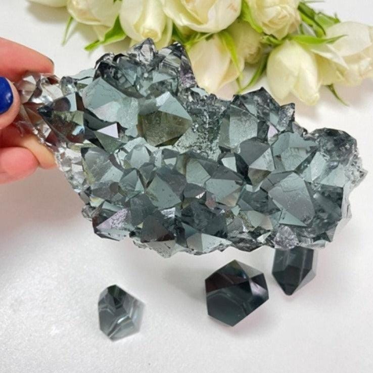 Large Amethyst Cluster Resin Mold – Silicone Mold for Crystal Art - Ideas Decor Shop