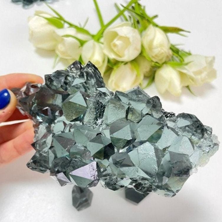 Large Amethyst Cluster Resin Mold – Silicone Mold for Crystal Art - Ideas Decor Shop